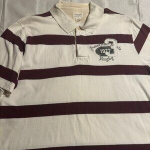 American Eagle Outfitters Mens XL stripped polo shirt